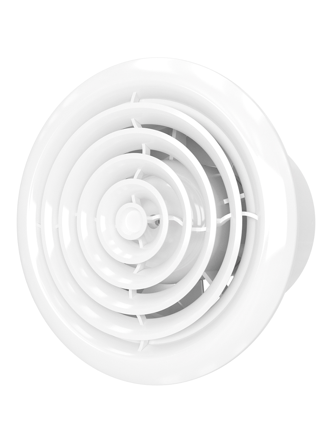 Ventilator de baie VentEurope CIRCLE100BD, clapeta antiretur, diametru 100 mm, debit 105 m ³ h, 14W, IP24, axial de perete si tavan, silentios,