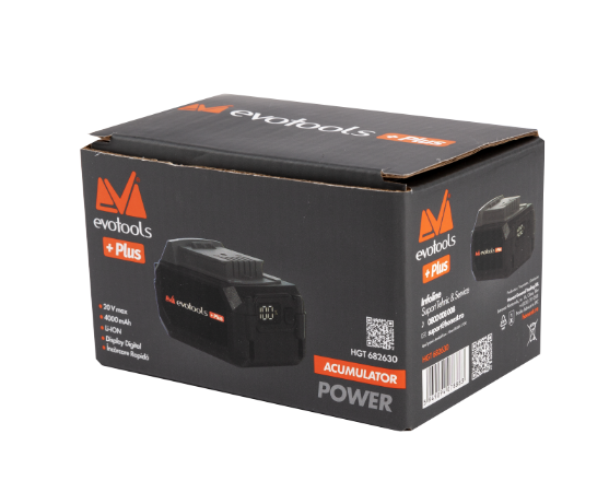 Acumulator Li-Ion MAX 20V cu Display POWER EvoTools +Plus / A[mAh]: 2000 [2]
