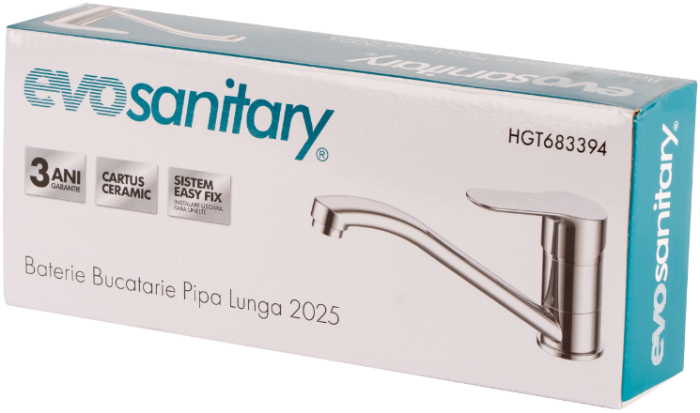 Baterie Bucatarie Pipa Lunga 2025 Evosanitary / L[mm]: 202; Hlev[mm]: 116; Hu[mm]: 104 [2]