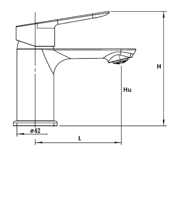 Baterie Lavoar 2025 Evosanitary / L[mm]: 98; Hlev[mm]: 90; Hu[mm]: 96 [5]