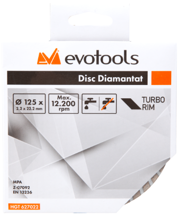 Disc Diamantat Turbo EvoTools / D[mm]: 230; gp[mm]: 3 [2]
