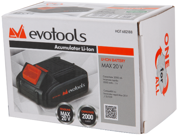 Kit Ferastrau Pendular cu Acumulator si Incarcator MAX 20V ONE EvoTools.   Date Logistice [9]