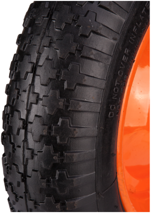 Roata Roaba Pneumatica cu Janta Metalica Profil Rotund 5923 / M: 3.50-8; Lb[mm]: 103; T: P [2]