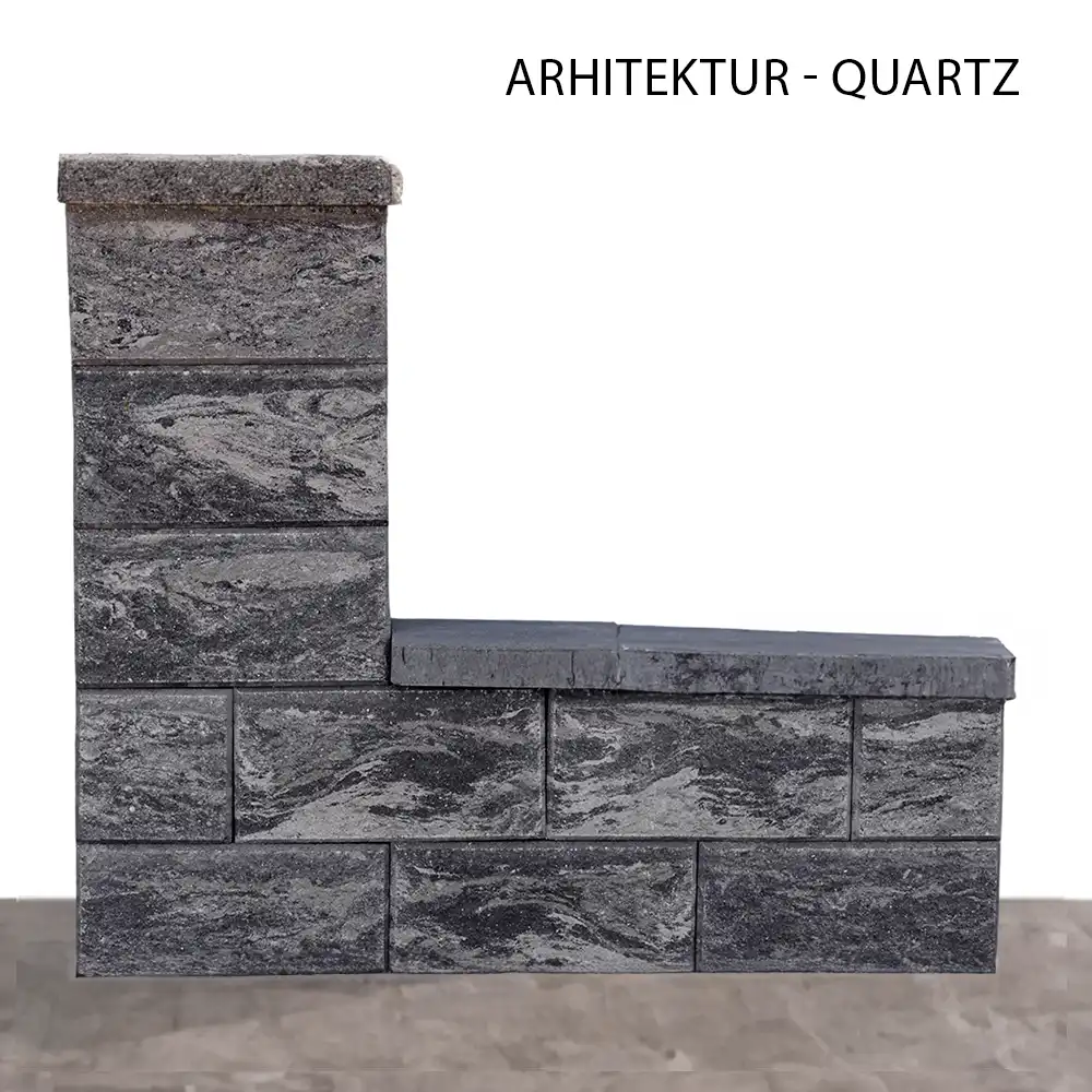 Pavele și dale - ELEMENT STALP ARHITEKTUR QUARTZ 20X20X20