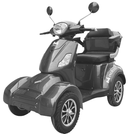 Vehicule electrice - Cvadriciclu Electric Persoane Azima CVP1000 / P[W]: 1000; C: Gri