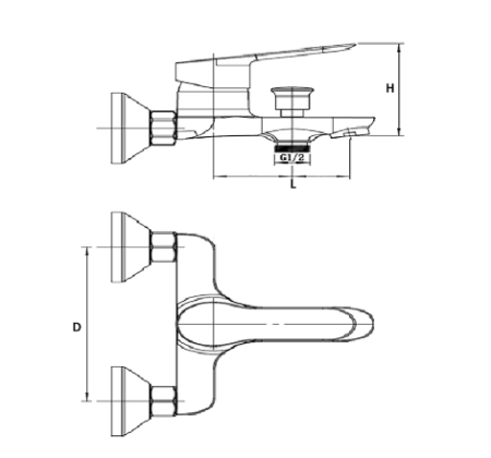 Baterie Cada 2025 Evosanitary / L[mm]: 156; Hlev[mm]: 90; Dic[mm]: 150 [1]