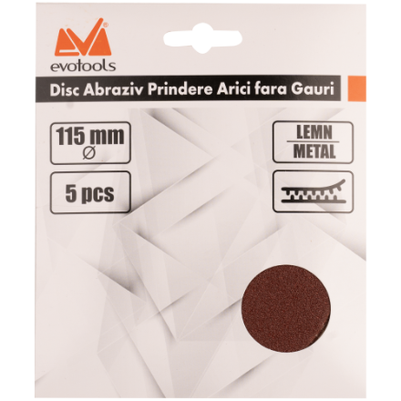 Accesorii și consumabile - Disc Abraziv Prindere Arici EvoTools / D[mm]: 125; G[#]: 120 A