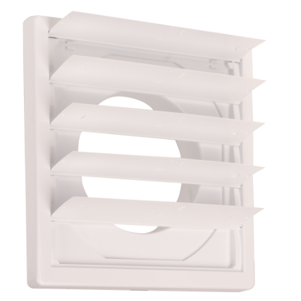 Grila de Ventilatie Cu Jaluzele 2085 EvoSanitary / L[mm]: 170; l[mm]: 170; D[mm]: 125 [2]