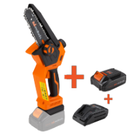 Accesorii și consumabile - Kit Mini Ferastrau Brushlesscu 2 Acumulatori si Incarcator MAX 20V ONE EvoTools