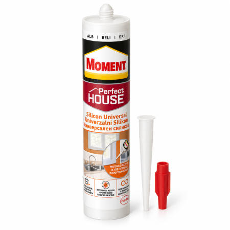 Spumă poliuretanică - Moment Case si constructii, alb, interior / exterior, 280 ml