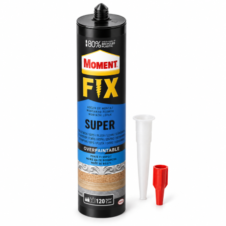 Spumă poliuretanică - Moment Fix Super, interior, alb, 400 g