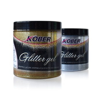 Finisaje și vopsele - Pastă glitter gel Kober
