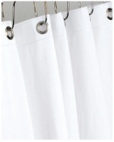Piese și accesorii sanitare - Perdea de Dus Alba / D[m]: 1.8x1.8
