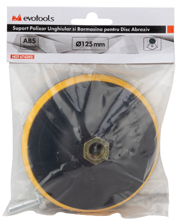Suport Polizor Unghiular/Bormasina pentru Disc Abraziv Prindere Arici / D[mm]: 125 [1]
