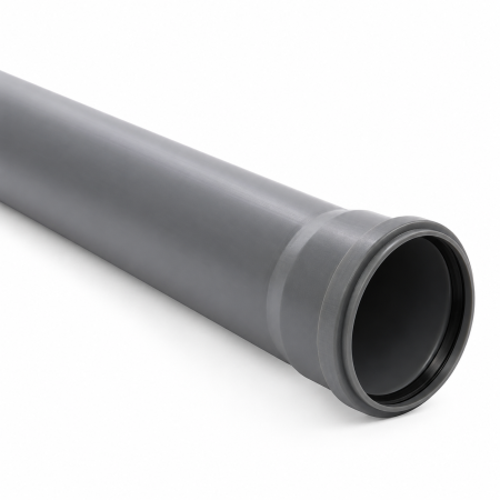 Țevi și fitinguri - Teava PP pentru scurgere canalizare interioara, cu inel, 110 x 2.7 mm