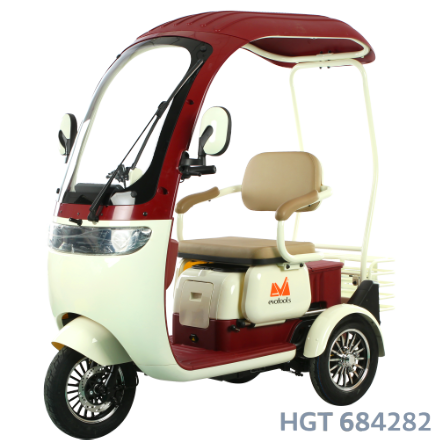 Vehicule electrice - Triciclu Electric Persoane Cabina Deschisa Dotos TRP1000CD EvoTools / C: Alb/Multicolor