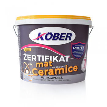 Finisaje și vopsele - Zertifikat cu microsfere ceramice Mat