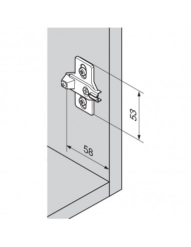 Balama BLUM modul aplicata 100 grade cu placuta [3]