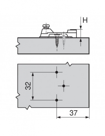 Balama BLUM modul aplicata 100 grade cu placuta [3]