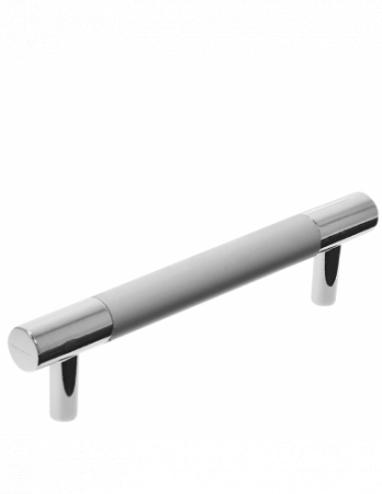 Manere Mobila - MANER BARA ALUMINIU AREN 128 MM, CAPETE SATIN