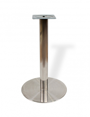 Feronerie si Accesorii Mobila - Picior masa central Alvin din inox cu baza rotunda H720XD76