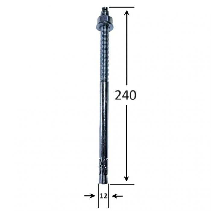 Ancora metalica M12x240mm 20buc/cutie [3]