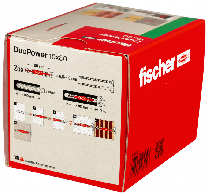 Diblu nylon Fischer duopower 10 x 80 mm [5]