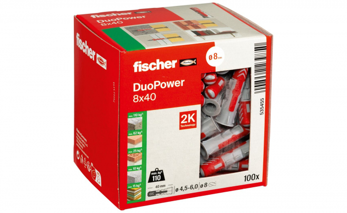 Diblu nylon Fischer duopower 8 x 40 mm [5]