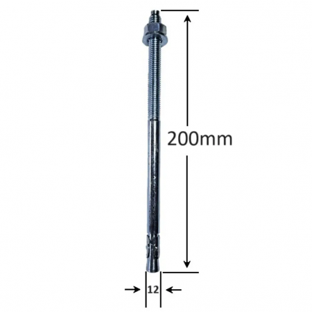 Ancora metalica M12x200mm 25buc/cutie [2]