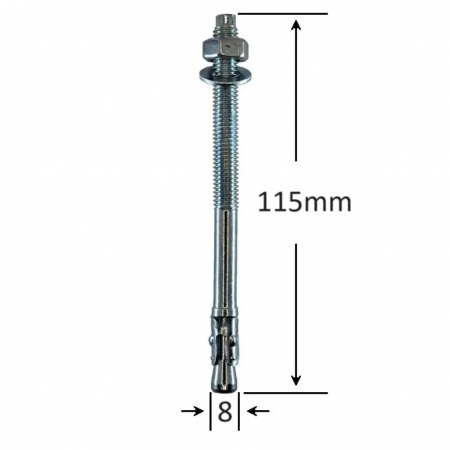 Ancora metalica M8x115mm 50buc/cutie [2]