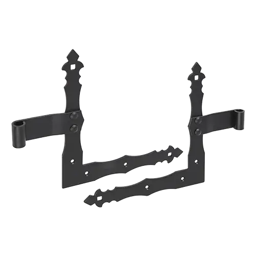 Balama de colț L + R 250x200x3,0mm, neagră [1]