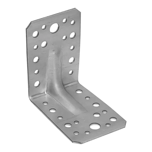 Conectori lemn - Colțar metal ranforsat 90x90x65x2,0mm