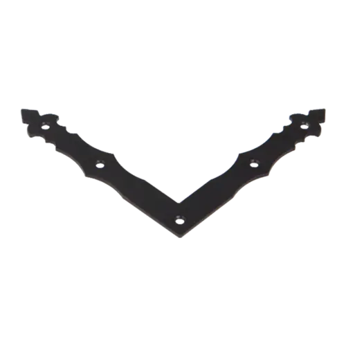 Colțar decorativ - Colțar plat decorativ 100x100x15x2,0mm negru