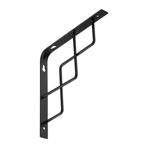 Console, suporți ghivece - Consolă ornamentală 200x200mm, neagră