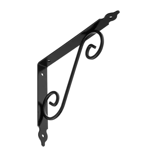 Console, suporți ghivece - Consolă ornamentală 240x190mm, neagră