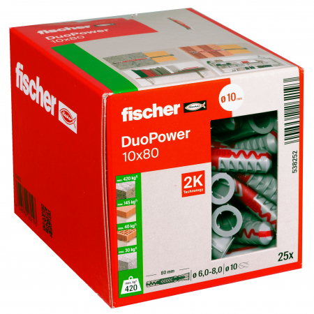 Diblu nylon Fischer duopower 10 x 80 mm [3]