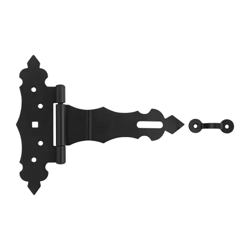 Zăvoare și închizători - Închizătoare poartă decorativă 150x50x170x2,5mm, neagră