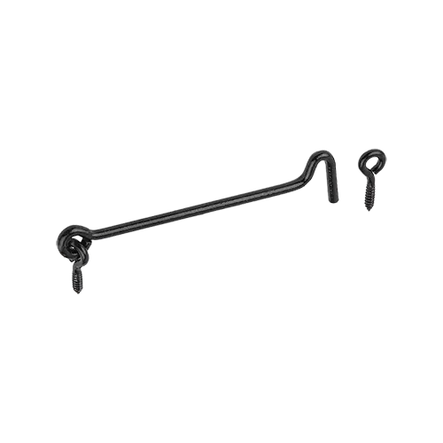 Zăvoare și închizători - Ochi de blocare cu cârlig 140mm negru