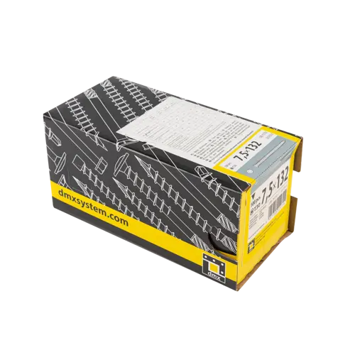 Surub montaj ferestre si usi, cu cap plat 7,5x132 100 bucati/cutie [4]