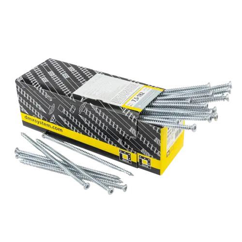 Surub montaj ferestre si usi, cu cap plat 7,5x182 100 bucati/cutie [3]