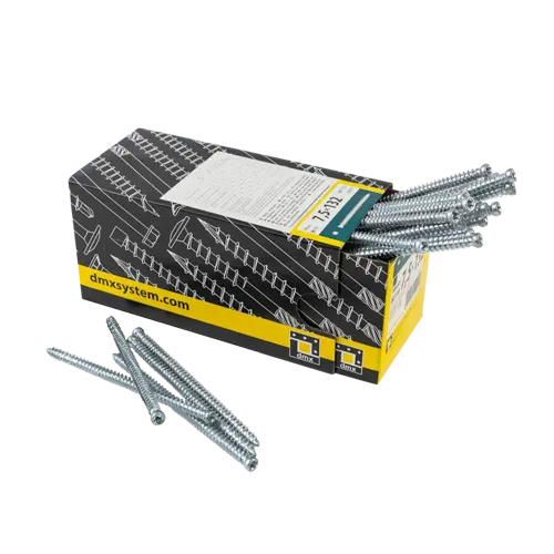 Surub montaj ferestre si usi, cu cap plat 7,5x212 100 bucati/cutie [3]