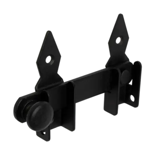 Zăvoare și închizători - Zăvor pentru poartă grădină 120x20mm negru