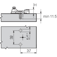 PLACUTA BLUM MODUL EXPANDO 194E6100 [2]