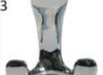 Suporturi Corpuri Suspendate - CUIER 8143 CROM