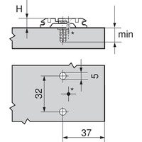PLACUTA BLUM CLIP EXPANDO -3MM 174H7130 [1]