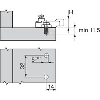 PLACUTA BLUM MODUL LEZENA 199.8130 [1]