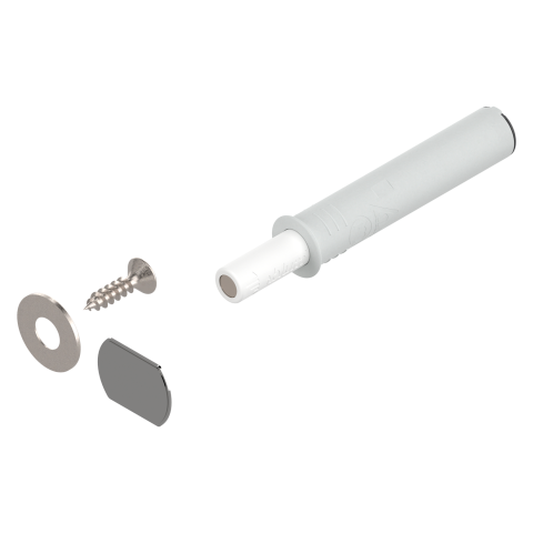 Amortizoare Usi Mobilier - TIP-ON 956.1004 ALB  VERSIUNE SCURTA