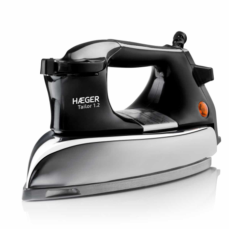 Fiare, statii & aparate de calcat cu abur - Fier de calcat uscat HAEGER TAILOR 1.2, Putere 1200 W, Greutate 1,2 kg, Cablu de 2,2 m, Uz profesional