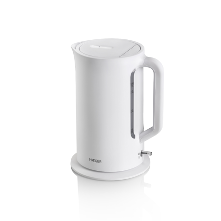 Fierbatoare - Fierbator electric HAEGER, Capacitate 1,7 L, Alb
