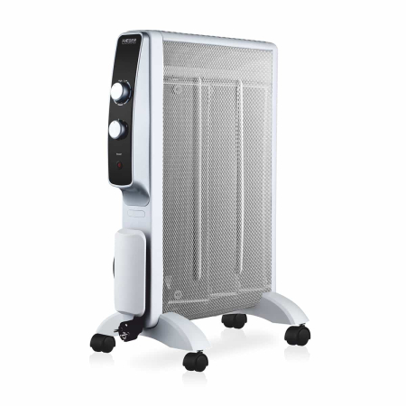 Climatizare si ventilatie - Radiator electric HAEGER TOP MICA, Putere 1500 W, Tehnologie micatermica, 2 trepte de putere 750/1500 W, Alb
